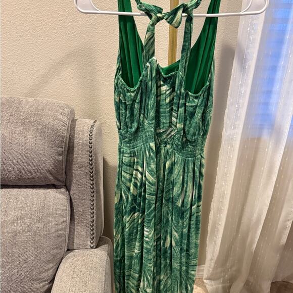 C&C California Tropical Palm Print Sleeveless Maxi Dress - Picture 7 of 7